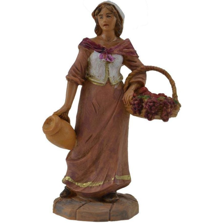Pastorcilla con uva 9,5 cm Fontanini
