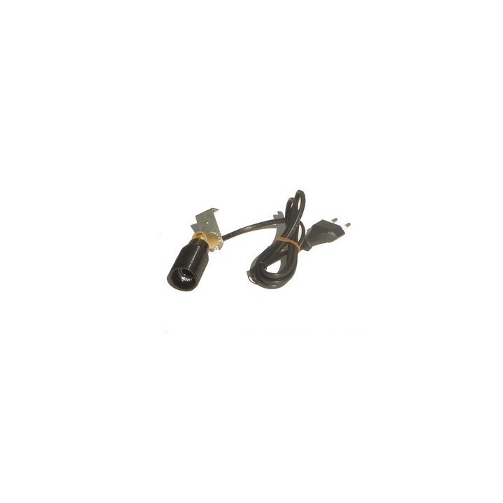 Portalampade E14 con snodo orientabile e cavo - Cod. 