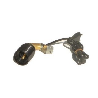 Portalampade E27 con snodo orientabile e cavo - Cod. 