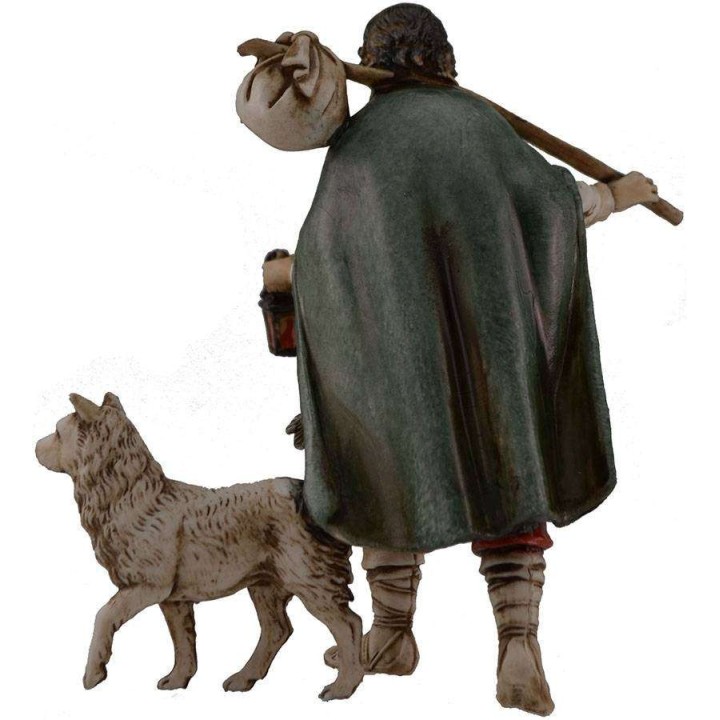 Caminante con perro 11 cm Landi