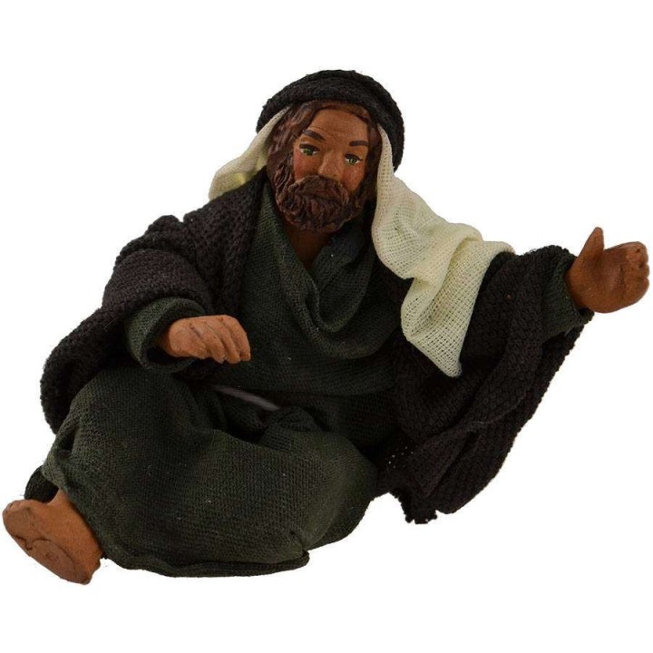 Natività 12 cm in terracotta Lux