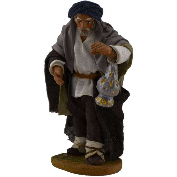 Man with lantern 10 cm in Lux