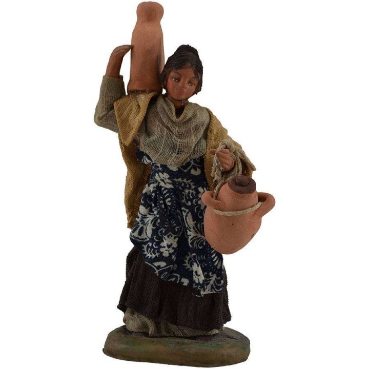 Woman with amphorae 12 cm
