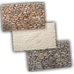 Rocks wall in resin 26.5x16 cm