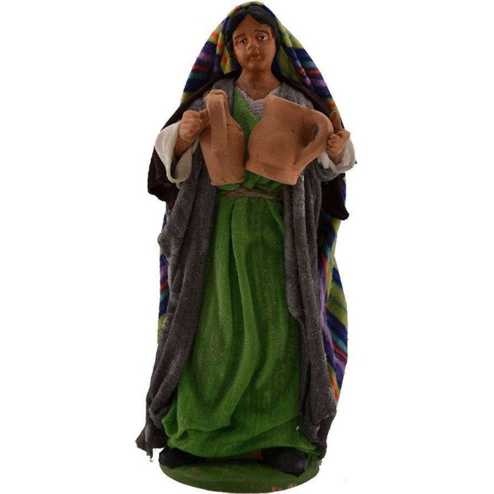 Donna con anfore 16 cm