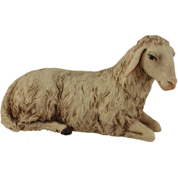 Pecora sdraiata per statue 30 cm