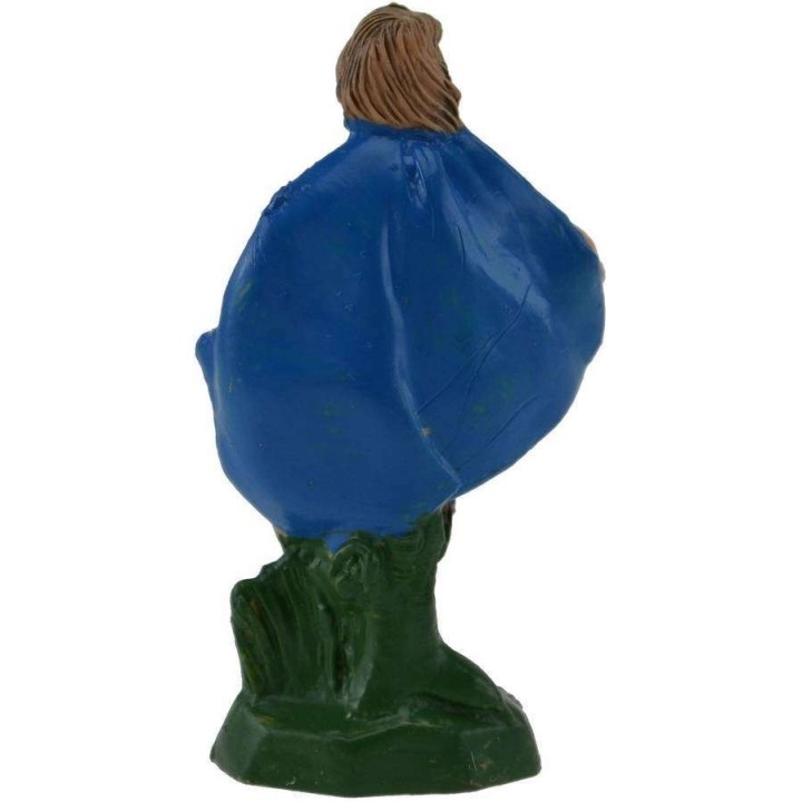 Figura de pastor de 4 cm con linterna en PVC
