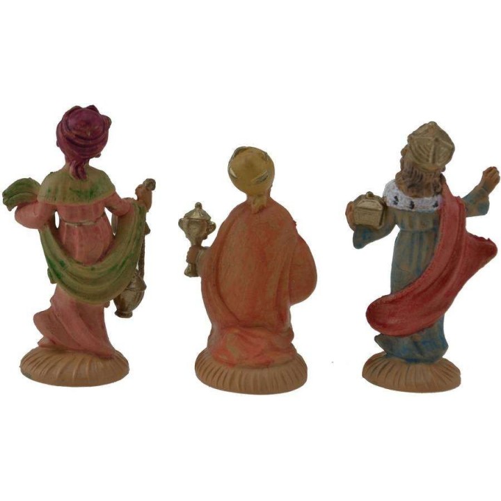 6 cm Set tre Re Magi in pvc lux