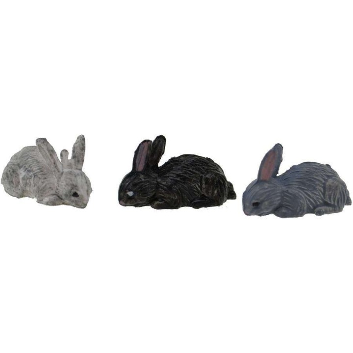 Set 3 conejos 2 cm