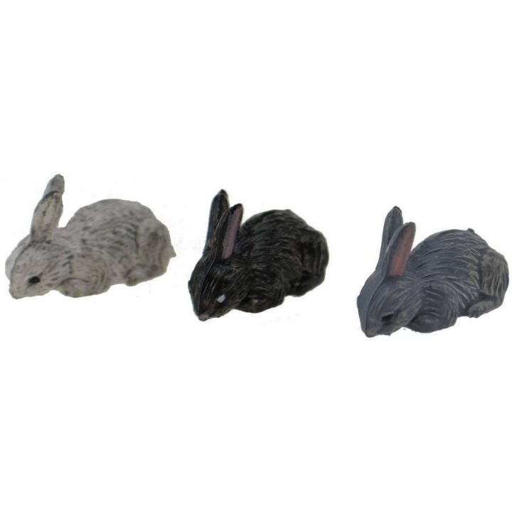 Set 3 conejos 2 cm