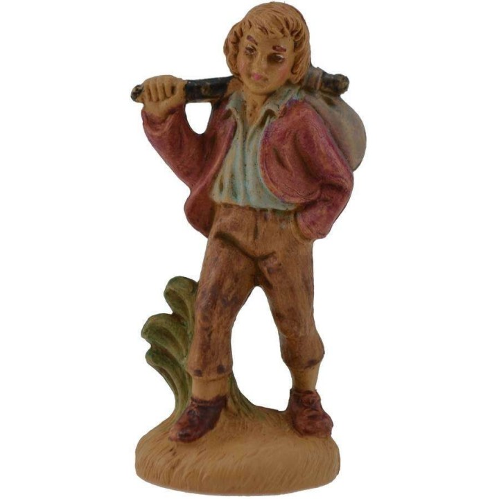 8 cm Caminante con fardo en pvc lux