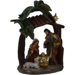 Natividad en resina 9,5x5,5x16 h.