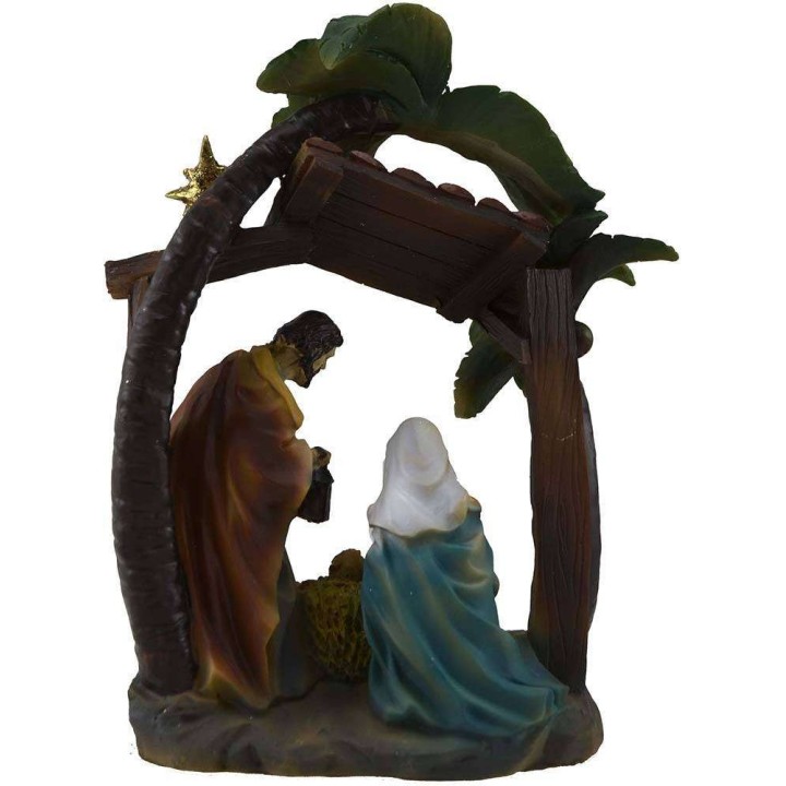 Natività in resina 9,5x5,5x16 h.