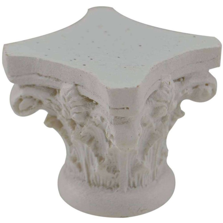 Capitel de resina 4x4 cm