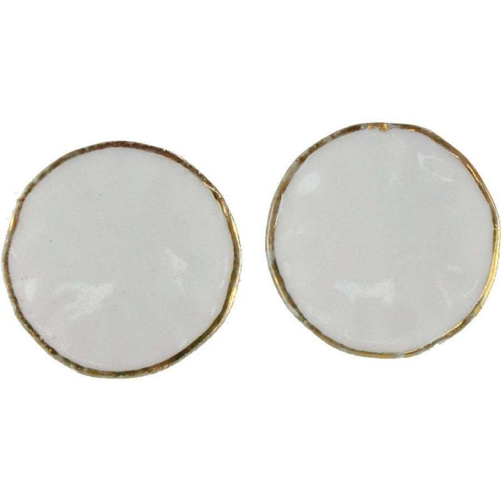 Juego de 2 platos de porcelana Ø 2,7 cm