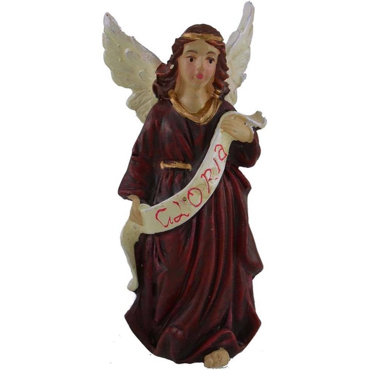 Conjunto de 11 figuras de 9 cm de un Belén, Reyes Magos, ángel