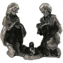 Natività in metallo 3 cm