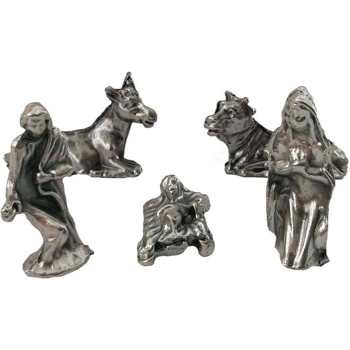 Natività in metallo 1,5 cm