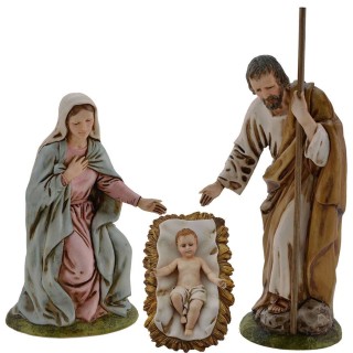 Natività 3 soggetti 16 cm Landi Moranduzzo