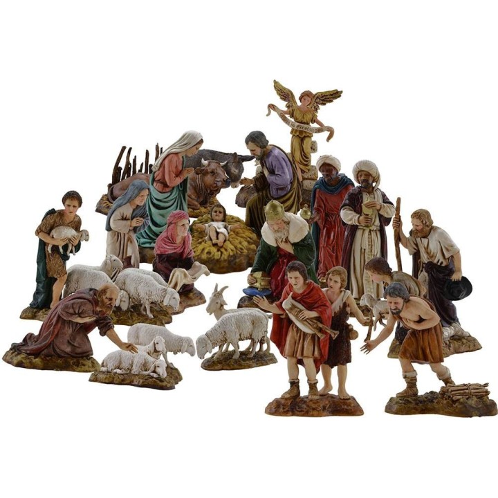 Pesebre completo 14 sujetos Landi Moranduzzo