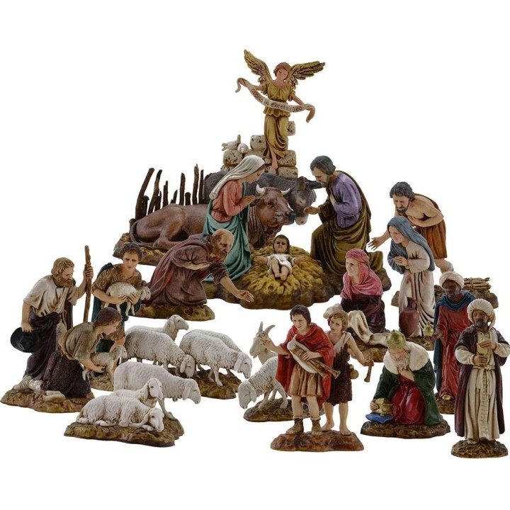 Pesebre completo 14 sujetos Landi Moranduzzo