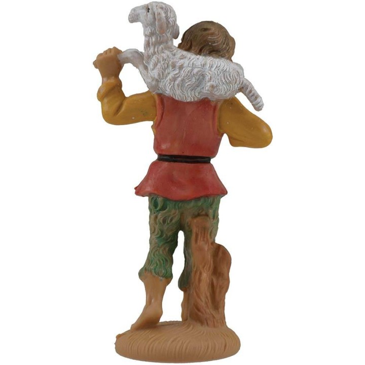 Lux shepherd with sheep on shoulders 10 cm