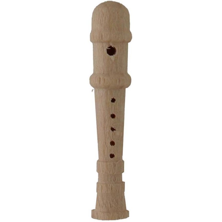 Flauto in legno 3 cm
