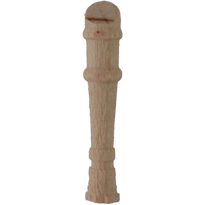 Flauto in legno 3 cm