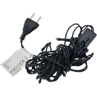 Catena 20 led luce bianca calda distanza led 20 cm