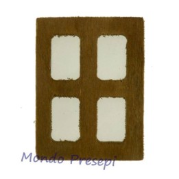 Finestra in legno 4x5 cm