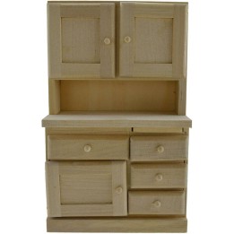 Aparador de madera 9,5x4,5x15,5 h.