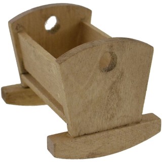 Wooden cradle 6x5 cm