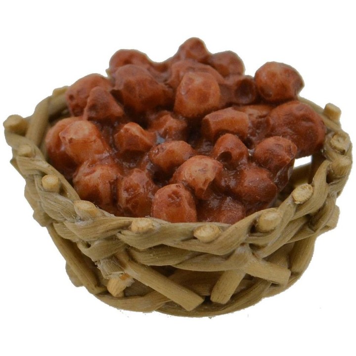 Cesta de mimbre ø 2,5 cm con patatas