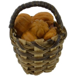 Cesta de mimbre ø 2,5 cm con melones
