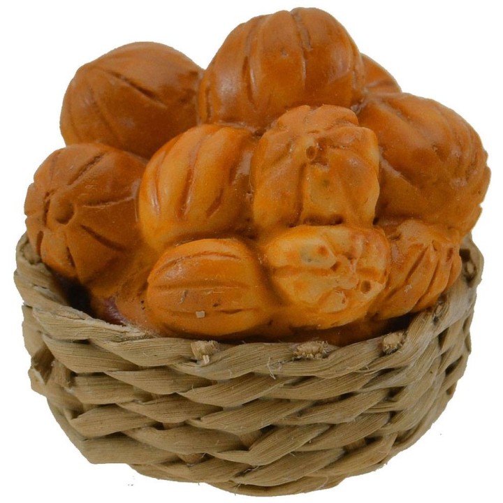 Cesto in vimini ø 3 cm con meloni