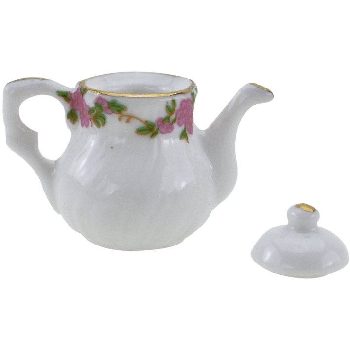 Tetera de porcelana de 3,5 cm