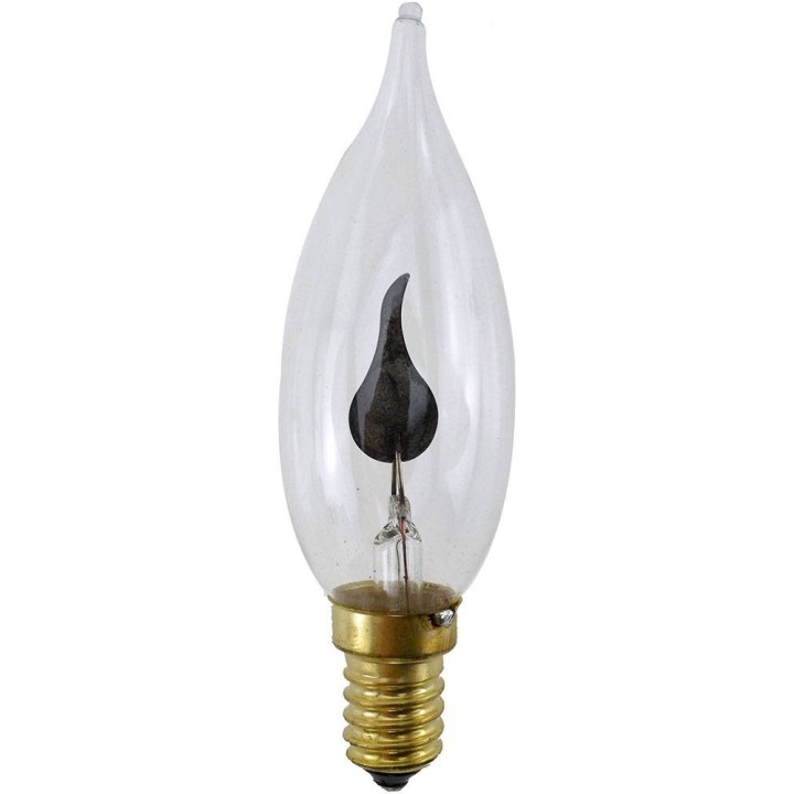 Lampada fiamma effetto fuoco 3x11 cm E14