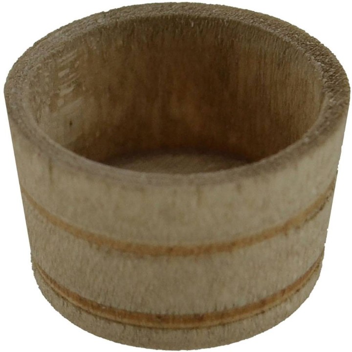 Tinozza in legno ø 2 cm