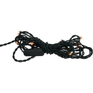 Catena 10 led luce bianca calda distanza tra led 20 cm - luci
