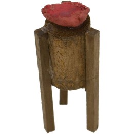 Butcher block in wood with meat 4.0 cm