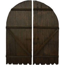 Portone in legno doppia anta disponibile nelle misure: