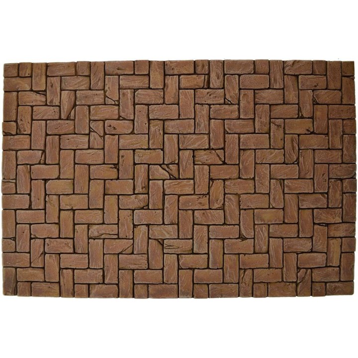 Slab floor available in 34.5x23x0.6 cm colors