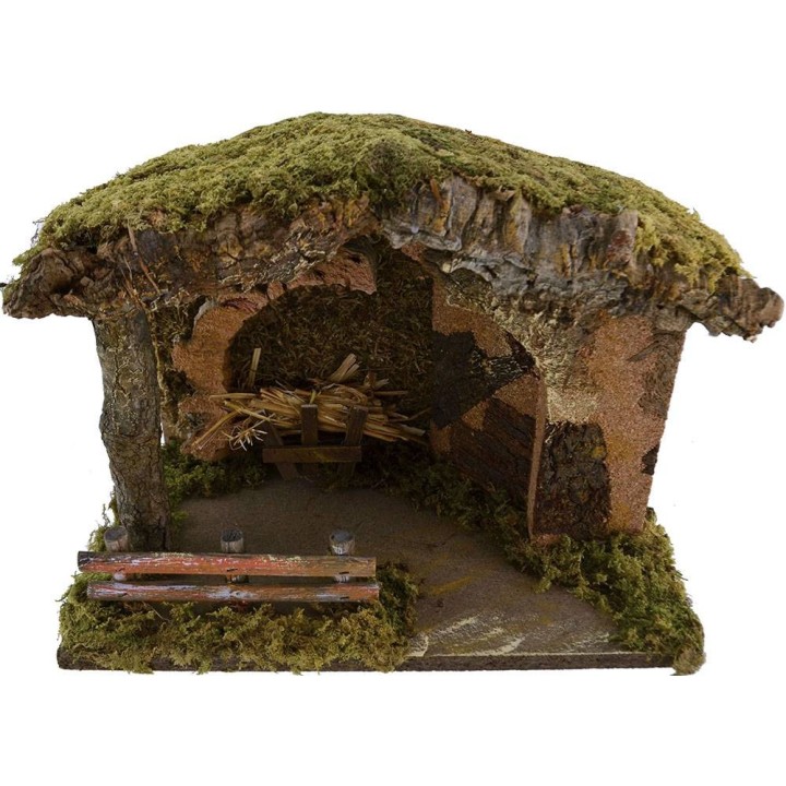 Capanna per presepe cm 33x18x24