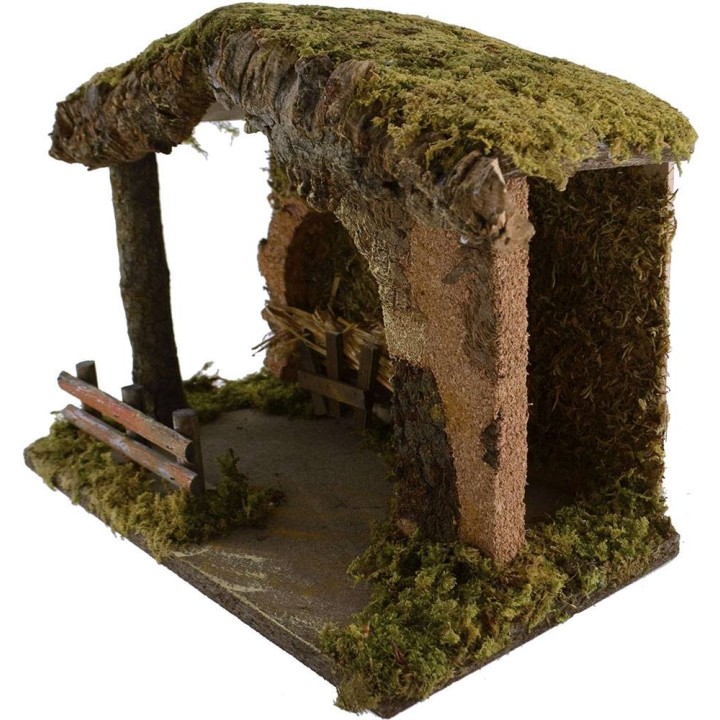 Capanna per presepe cm 33x18x24