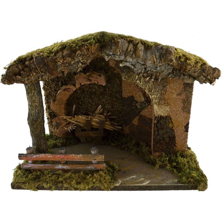 Capanna per presepe cm 33x18x24