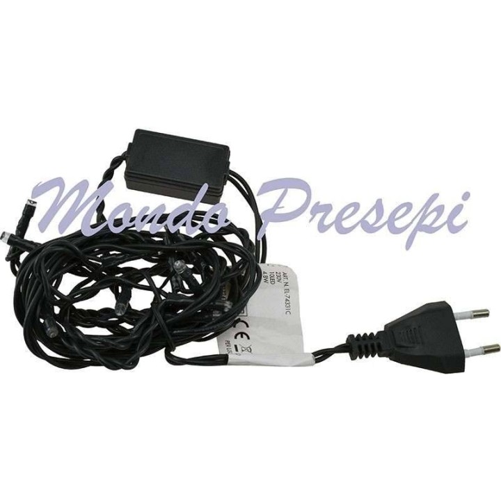 Chain 10 Led cold white light 220V. 