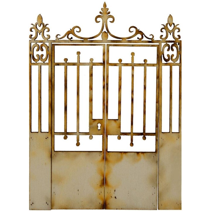 Puerta de madera con hojas abatibles disponible en las medidas: