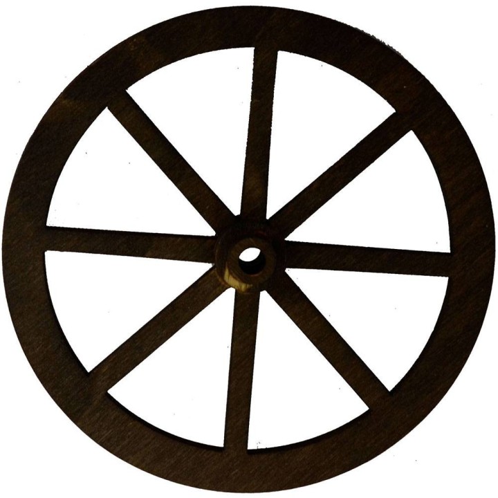 Ruota in legno disponibile nelle misure: