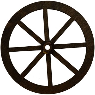 Ruota in legno disponibile nelle misure: