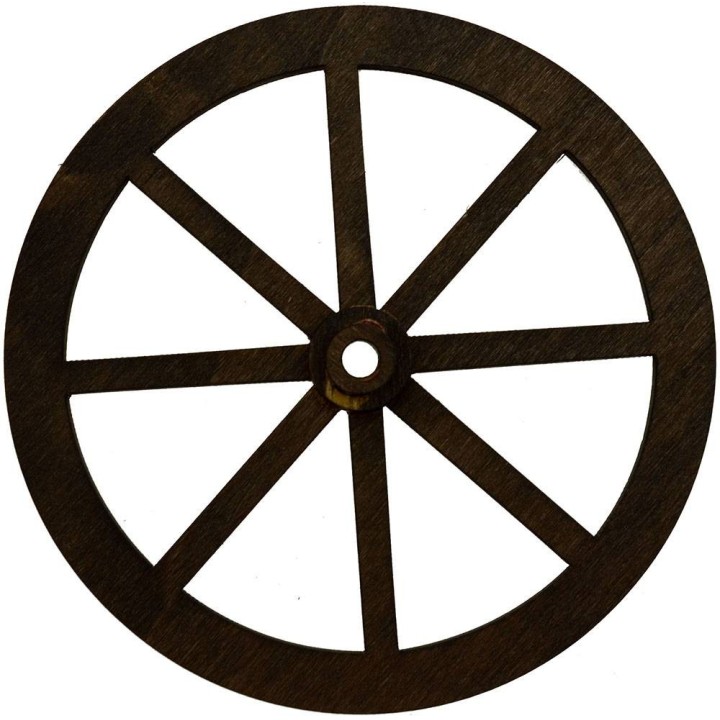 Ruota in legno disponibile nelle misure: